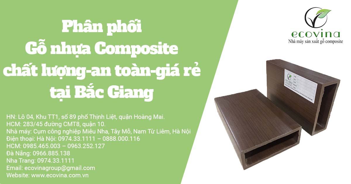 Phân phối Gỗ nhựa Composite chất lượng-an toàn-giá rẻ tại Bắc Giang