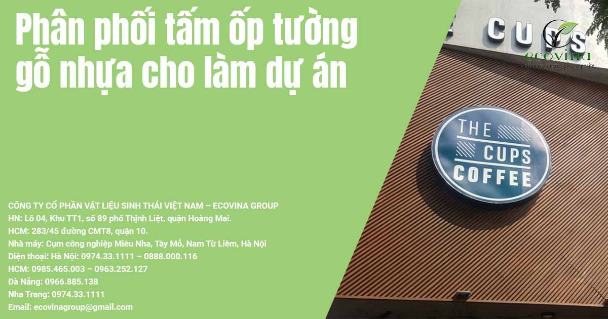 Phân phối tấm ốp tường gỗ nhựa cho làm dự án