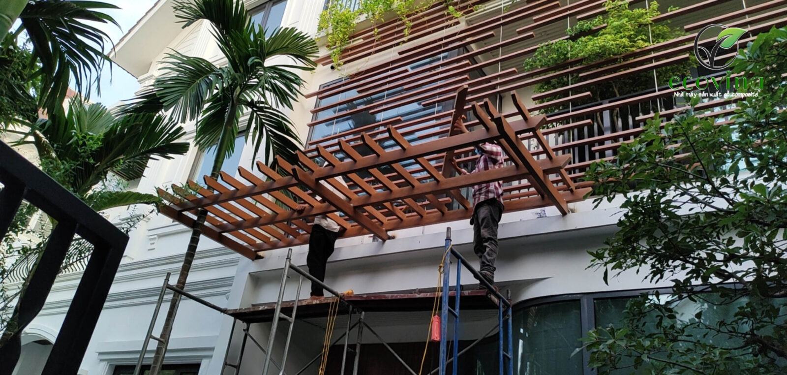 Tấm ốp gỗ nhựa composite giải pháp trang trí nội ngoại thất 2022
