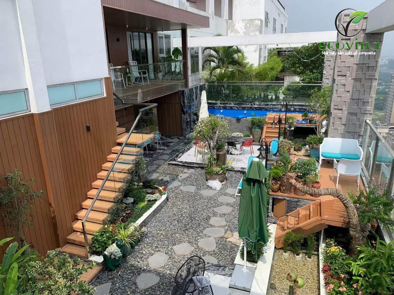 Tấm ốp gỗ nhựa ngoài trời Asa, nano, Co-extrusion WPC