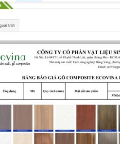 giá thi công lam nhựa giả gỗ