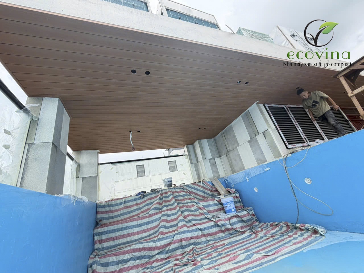 Tấm ốp phủ ASA Ecovina – Vật liệu hoàn thiện ngoại thất hiện đại